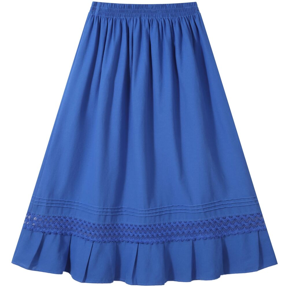 2746 Mexican Skirt Fiesta Theme Party Skirt Maxi Lace Traditional Dannce